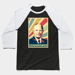 Dwight D. Eisenhower Vintage Colors Baseball T-Shirt